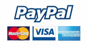 Accepted Payment Methods - PayPal, Mastercard, Visa & American Express